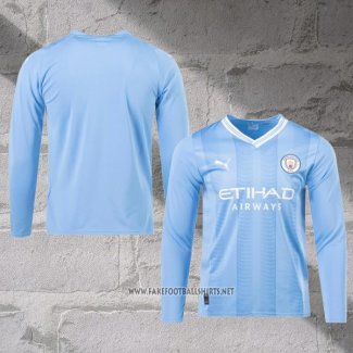 Manchester City Home Shirt Long Sleeve 2023-2024