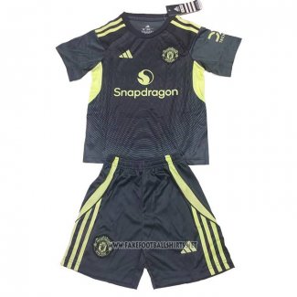 Manchester United Away Goalkeeper Shirt Kid 2025-2026