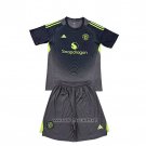 Manchester United Away Goalkeeper Shirt Kid 2025-2026 Black