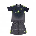 Manchester United Away Goalkeeper Shirt Kid 2025-2026 Black
