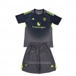 Manchester United Away Goalkeeper Shirt Kid 2025-2026 Black