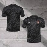 Portugal Goalkeeper Shirt 2024 Black