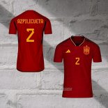 Spain Player Azpilicueta Home Shirt 2022