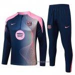 Sweatshirt Tracksuit Barcelona 2025-2026 Blue Rosa