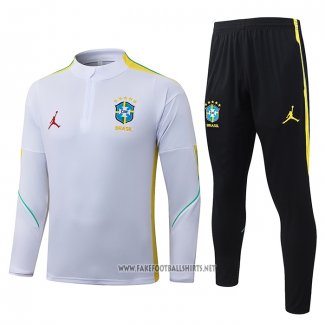 Sweatshirt Tracksuit Brazil 2026-2027 White