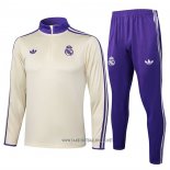 Sweatshirt Tracksuit Real Madrid Kid 2025-2026 Yellow