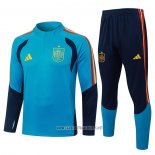 Sweatshirt Tracksuit Spain Kid 2026-2027 Blue