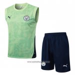 Tracksuit Manchester City Without Sleeves 2025-2026 Green