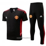 Tracksuit Manchester United Short Sleeve 2022-2023 Black