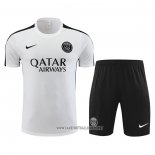 Tracksuit Paris Saint-Germain Short Sleeve 2023-2024 White - Shorts