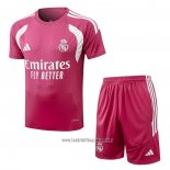 Tracksuit Real Madrid Short Sleeve 2026-2027 Rosa - Shorts