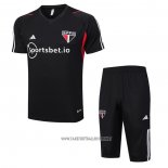 Tracksuit Sao Paulo Short Sleeve 2023-2024 Black - Shorts