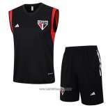 Tracksuit Sao Paulo Without Sleeves 2023-2024 Black
