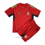 Argentina Goalkeeper Shirt Kid 2022 Red