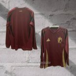 Belgium Home Shirt Long Sleeve 2024