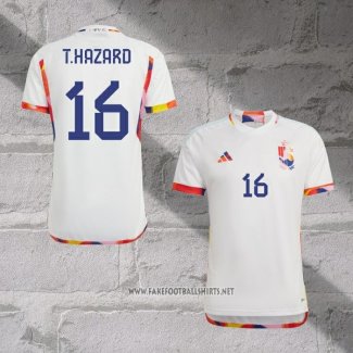 Belgium Player T.Hazard Away Shirt 2022