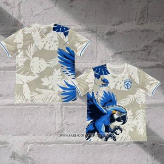 Brazil Special Shirt 2025-2026 Blue Thailand Grey