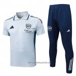 Conjunto Polo Arsenal 2025-2026 Grey