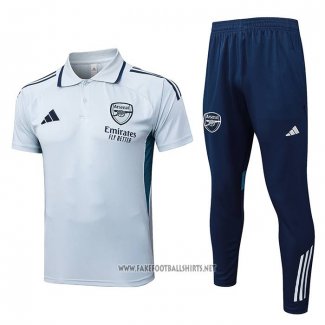 Conjunto Polo Arsenal 2025-2026 Grey
