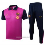 Conjunto Polo Barcelona 2025-2026 Purpura