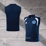 Cruzeiro Training Shirt Without Sleeves 2025-2026 Blue