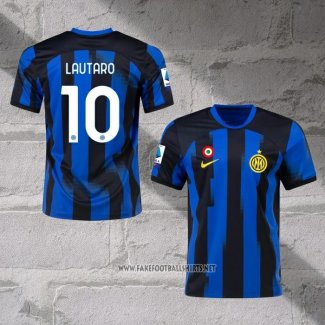 Inter Milan Player Lautaro Home Shirt 2023-2024