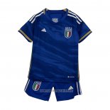 Italy Home Shirt Kid 2023-2024