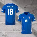 Italy Player Barella Home Shirt 2024-2025