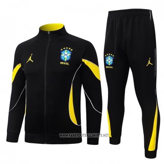 Jacket Tracksuit Brazil 2026-2027 Yellow Black
