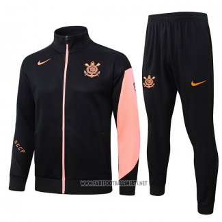 Jacket Tracksuit Corinthians 2025-2026 Black Orange