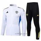 Jacket Tracksuit Manchester United Kid 2025-2026 White