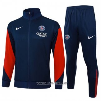 Jacket Tracksuit Paris Saint-Germain 2025-2026 Blue Red