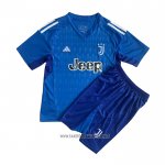 Juventus Goalkeeper Shirt Kid 2023-2024 Blue