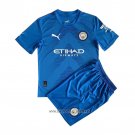 Manchester City Goalkeeper Shirt Kid 2022-2023 Blue