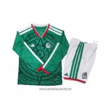 Mexico Home Shirt Kid Long Sleeve 2026