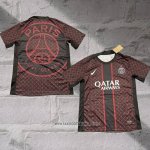 Paris Saint-Germain Shirt Pre-Match 2025-2026 Black Red