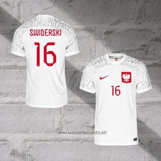 Poland Player Swiderski Home Shirt 2022