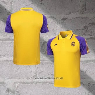 Real Madrid Shirt Polo 2023-2024 Yellow