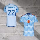 Spain Player Sarabia Away Shirt 2022