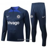 Sweatshirt Tracksuit Chelsea 2022-2023 Blue