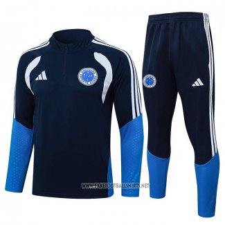 Sweatshirt Tracksuit Cruzeiro 2026-2027 Blue Oscuro
