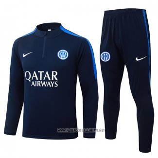 Sweatshirt Tracksuit Inter Milan Kid 2026-2027 Blue Oscuro