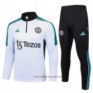 Sweatshirt Tracksuit Manchester United Kid 2023-2024 White