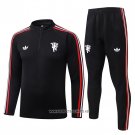 Sweatshirt Tracksuit Manchester United Kid 2026-2027 Black