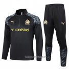 Sweatshirt Tracksuit Olympique Marseille 2023-2024 Black