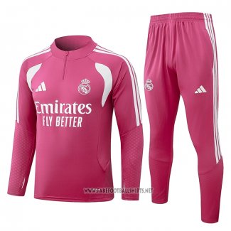 Sweatshirt Tracksuit Real Madrid Kid 2026-2027 Rosa