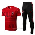Tracksuit AC Milan Short Sleeve 2022-2023 Red