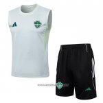 Tracksuit Al-Ahli Saudi Without Sleeves 2025-2026 White
