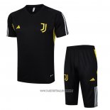 Tracksuit Juventus Short Sleeve 2023-2024 Black - Shorts