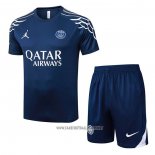 Tracksuit Paris Saint-Germain Short Sleeve 2025-2026 Blue - Shorts
